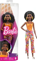 Barbie Doll, Curly Black Hair and Petite Body, Barbie Fashionistas, Ages 3+