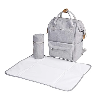 Bababing Diaper Bag - Mani Backpack - Navy - Affordable and Practical - Converts to Tote Bag with Carry Handles - Includes Free Pushchair Clips for Easy Attachment - Stylish and Functional for Parents on the Go