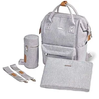 Bababing Diaper Bag - Mani Backpack - Navy - Affordable and Practical - Converts to Tote Bag with Carry Handles - Includes Free Pushchair Clips for Easy Attachment - Stylish and Functional for Parents on the Go