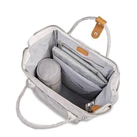 Bababing Diaper Bag - Mani Backpack - Navy - Affordable and Practical - Converts to Tote Bag with Carry Handles - Includes Free Pushchair Clips for Easy Attachment - Stylish and Functional for Parents on the Go