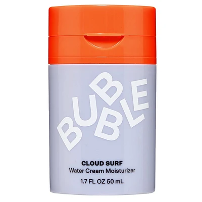 Bubble Skincare Cloud Surf Water Cream Facial Moisturizer, For All Skin Types, 1.7 fl oz / 50mL, Water Cream Moisturizer for combo skin.