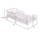 Concord Baby Finley Toddler Bed + Bonus Twinkle Twinkle Mattress