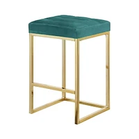 Pipe II-  Counter Stool in Green Color - Set of 2