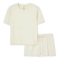 George Women's Pajama Tee 2-Piece Set