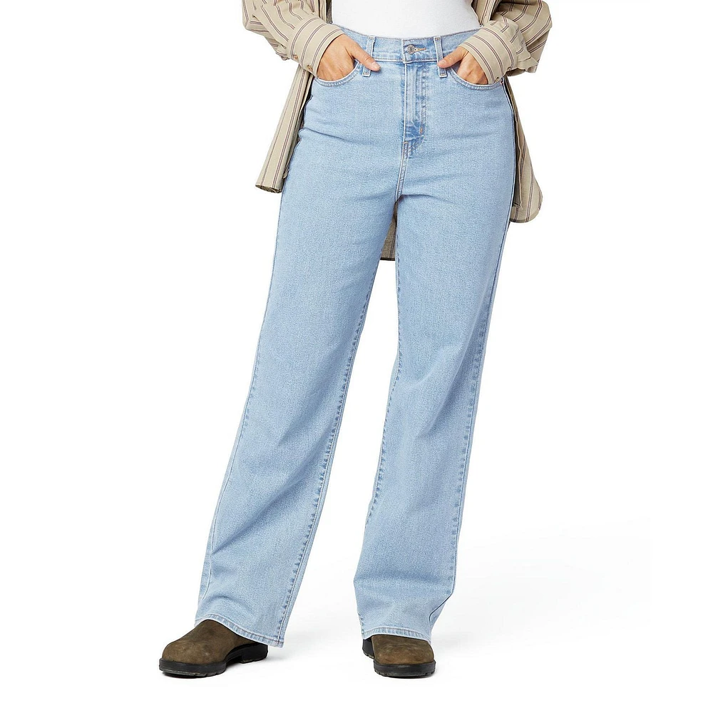Signature by Levi Strauss & Co.MD Jean taille haute ample droit d’époque pour femme