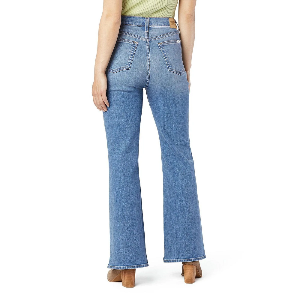 Signature by Levi Strauss & Co.MD Jean évasé taille haute d’époque pour femme