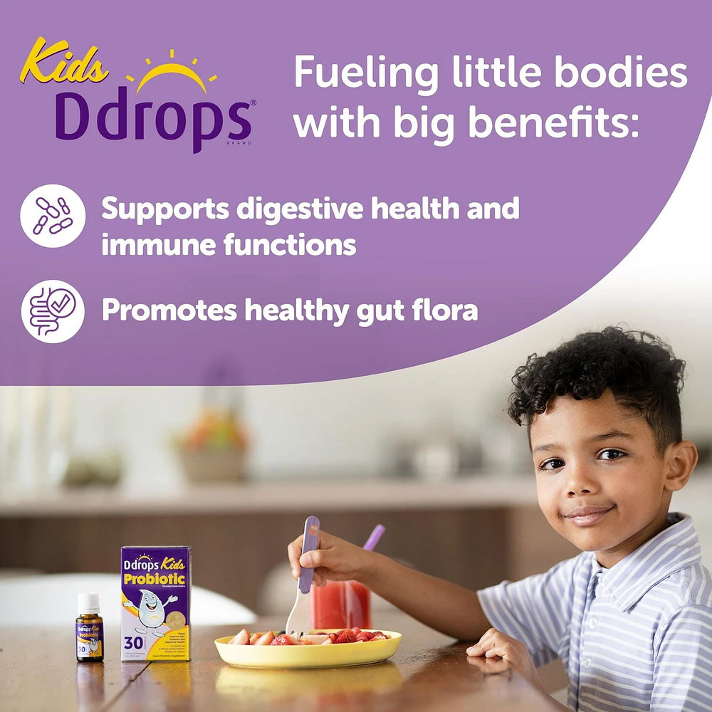 Ddrops® Kids Probiotic, 9 ml, 30 servings