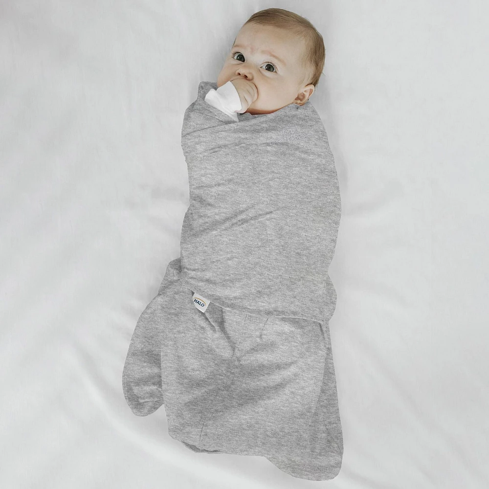 HALO® SleepSack® Swaddle - Cotton - Grey, Small, Swaddle, Small