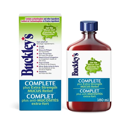 Buckley's Mucus Relief Cough Cold & Flu Syrup, 150 mL