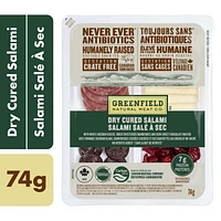 Greenfield Natural Meat Co Dry Cured Salami Snack Kit, 74 g