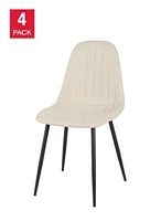 Logan Dining Chair, Set of 4, Beige