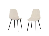 Logan Dining Chair, Set of 4, Beige