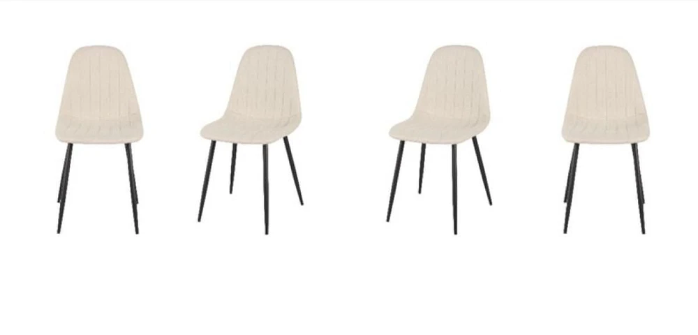 Logan Dining Chair, Set of 4, Beige