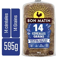 Bon Matin™  14 Grain Sliced Bread, 595 g