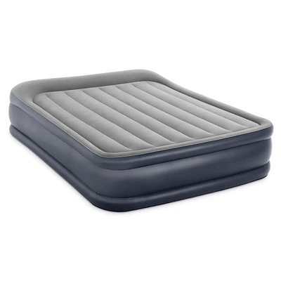 INTEX Dura-Beam® Deluxe Pillow Rest Raised Air Mattress, 16.5in. Queen, with Fiber-Tech® Construction