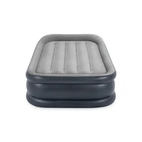 INTEX Dura-BeamÂ® Deluxe Pillow Rest Raised Air Mattress, 16.5in. Twin, with Fiber-Tech® Construction