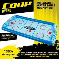 Coop Hydro Hockey Inflatable Water Floating Table Hockey Set, Pool Toy for Kids Ages 5+