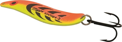 Mepps S2-OC Syclops Spoon 2-3/4" 5/8oz Plain Orange/Chartreuse, Available in five sizes