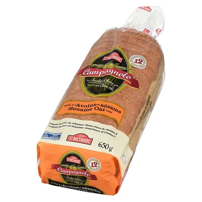 Campagnolo Sesame Oat Sliced Bread Loaf, 650 g