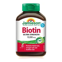 Jamieson Gélules de Biotine 10 000 mcg 45 gélules