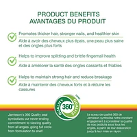 Jamieson Gélules de Biotine 10 000 mcg 45 gélules