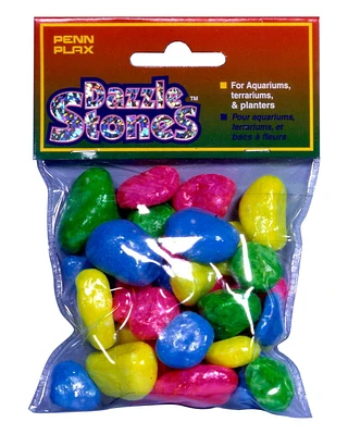 Penn-Plax, Dazzle Sones, Multi colored Stones