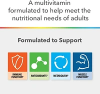 Centrum Forte Essentials Adult Multivitamin and Multimineral Supplement Tablets, 100 Count, 100 Tablets