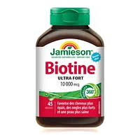 Jamieson Gélules de Biotine 10 000 mcg 45 gélules