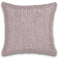 Fabstyles Chenille Basket Weave Polyester Cushion with Poly-Insert Decorative Accent Cushion for Sofa Couch Bedroom Living Room18 X 18 with Zipper