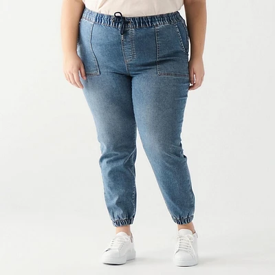 DV Pantalon de jogging à taille haute