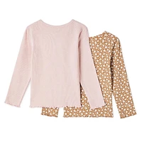 George Toddler Girls' Rib Tee 2-Pack
