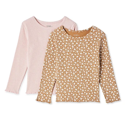 George Toddler Girls' Rib Tee 2-Pack
