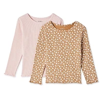 George Toddler Girls' Rib Tee 2-Pack