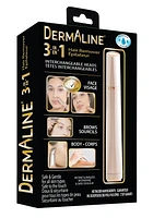 DermaLine 3 in 1, Face, Brow and Body Hair Remover