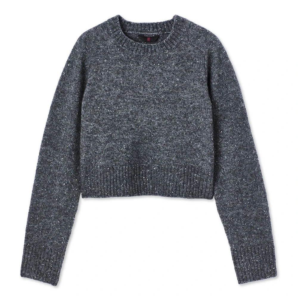 No Boundaries Women's Crew Neckline Sweater