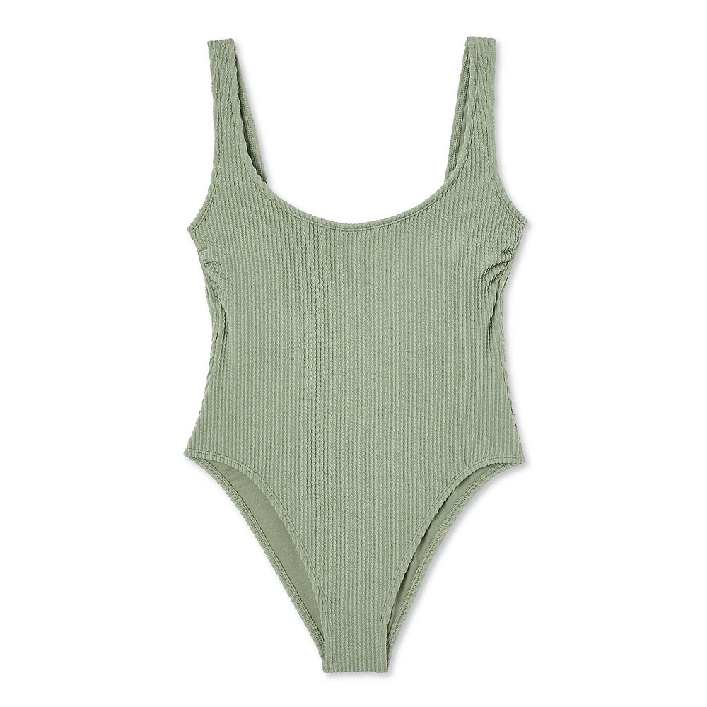 Maillot de bain à encolure dégagée No Boundaries pour femmes