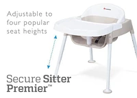 Foundations Secure Sitter™ Premier Adjustable Feeding Chair 7", 9", 11" & 13" Seat Height, 3 pack