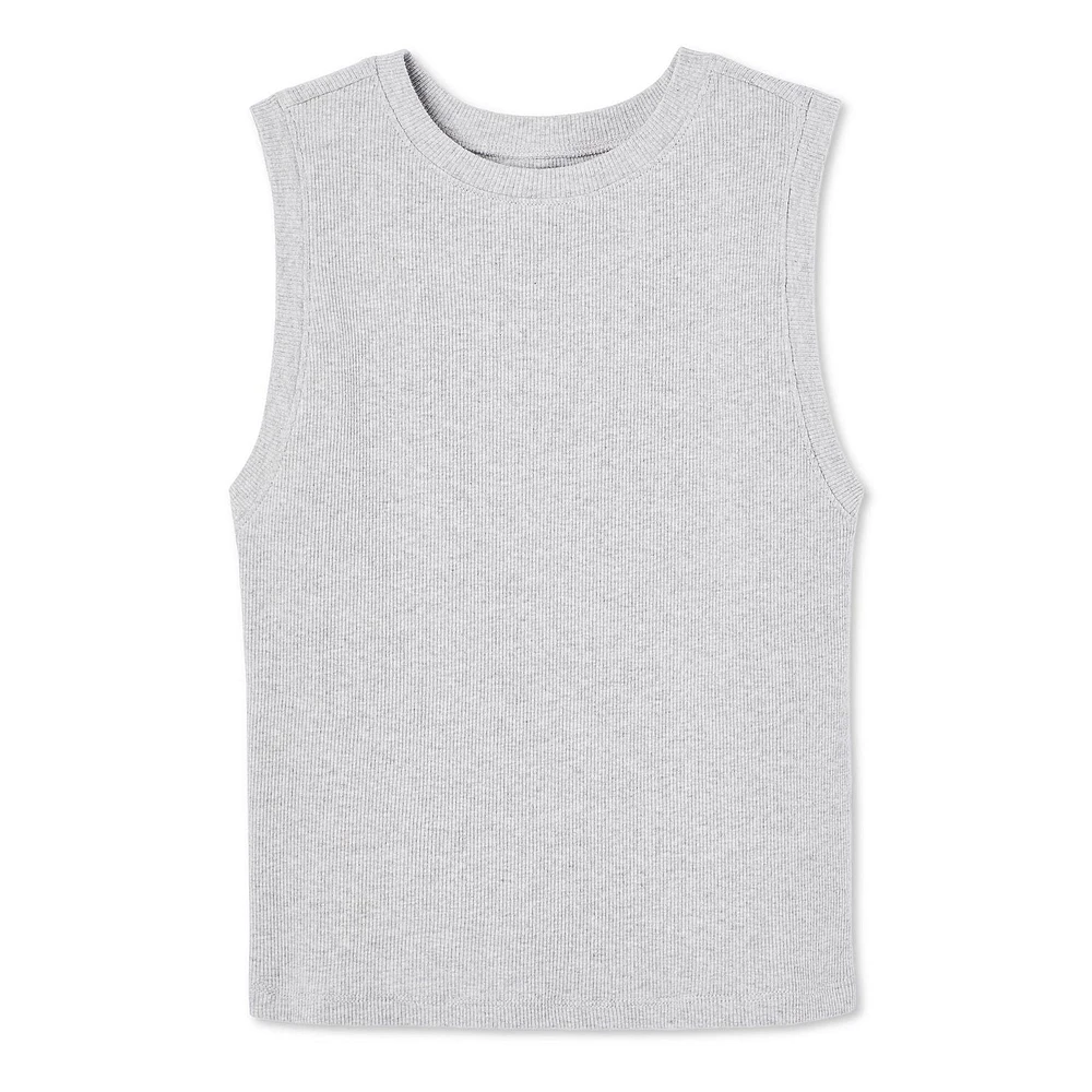 No Boundaries Women's Rib Tank Top