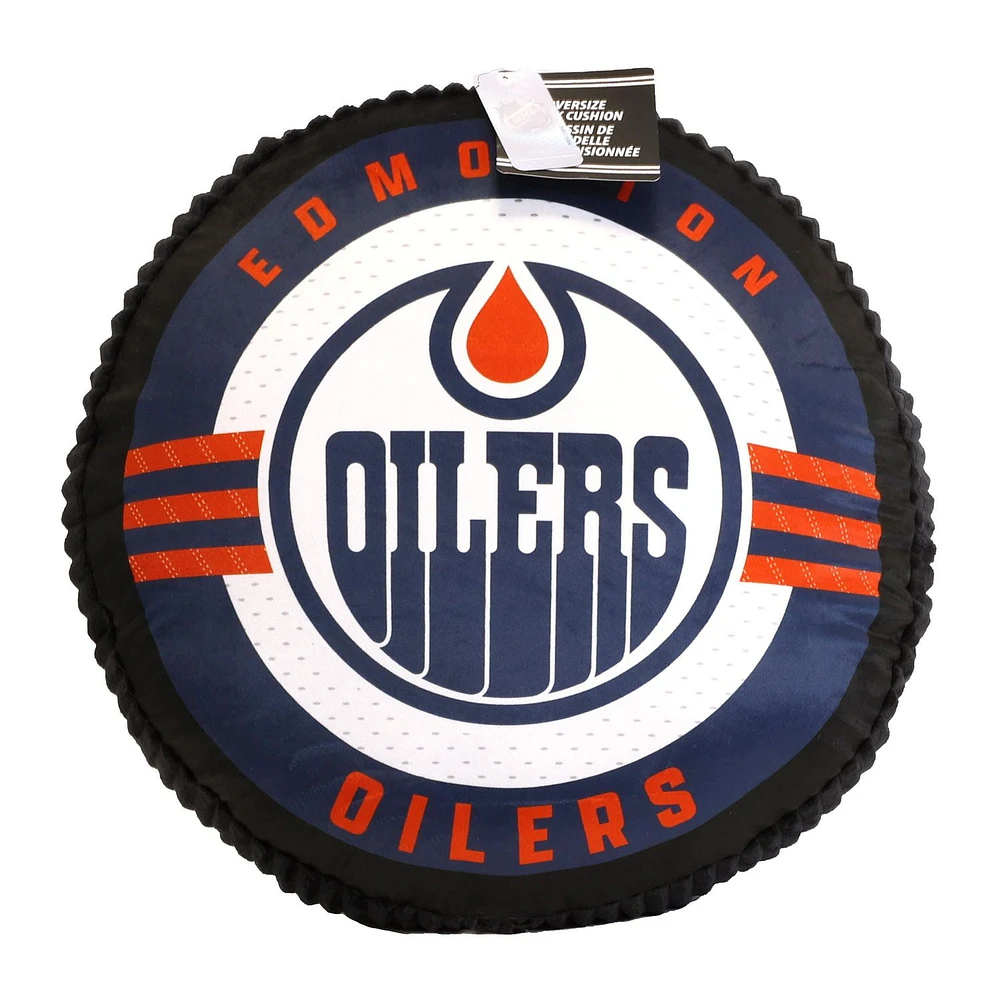 NHL Edmonton Oilers Puck Pillow, 20"