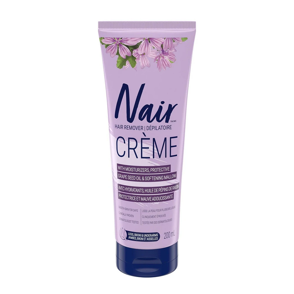 Nair Hair Removal Crème for Coarse Hair with Grape Seed Oil, 200 mL