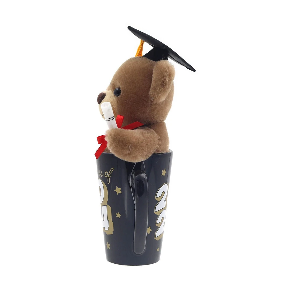 Way To Celebrate Grad Brown Bear in Mug