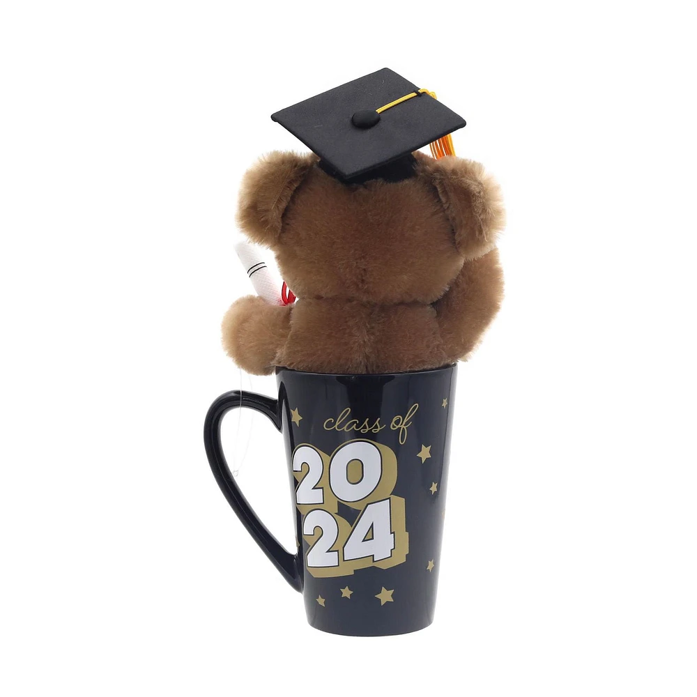 Way To Celebrate Grad Brown Bear in Mug