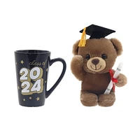 Way To Celebrate Grad Brown Bear in Mug