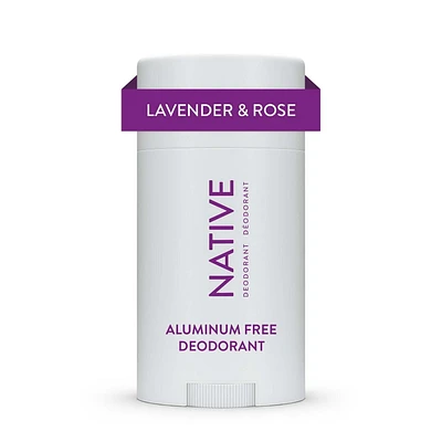 Native Natural Deodorant, Lavender & Rose, Aluminum Free, 75 g