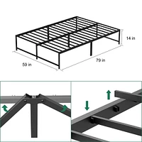 Henry Full Bed Frame, Black