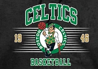 Sweat à capuche noir sous licence officielle NBA Boston Celtics Lines