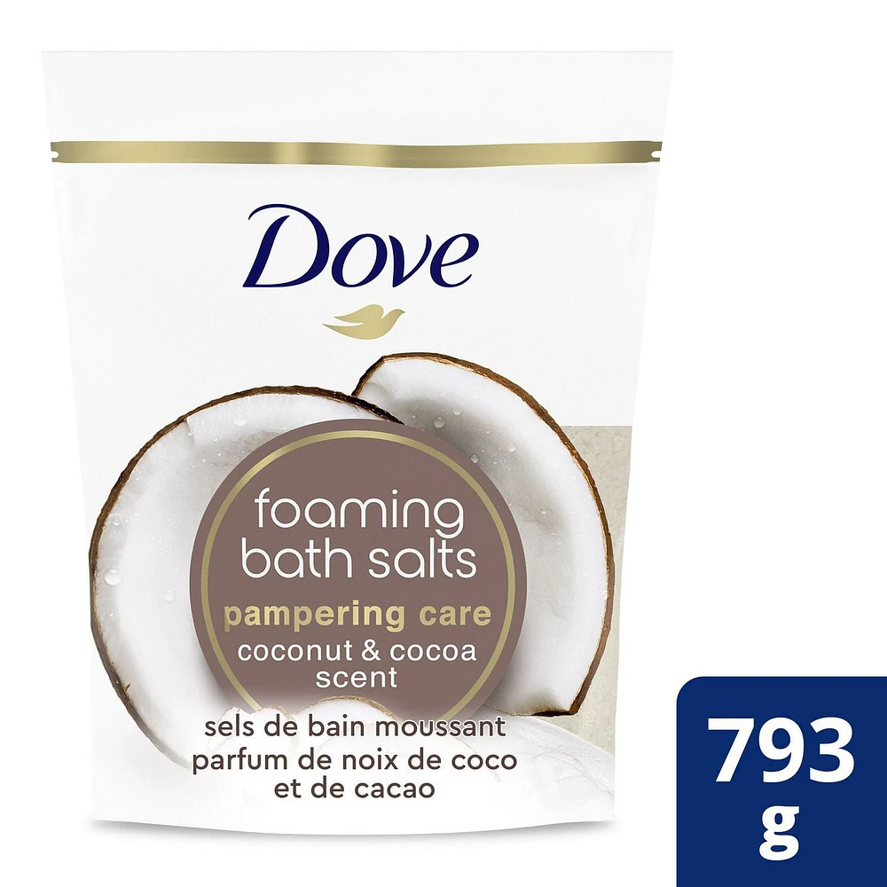 Sels de Bain Moussants Dove Noix de coco et Cacao