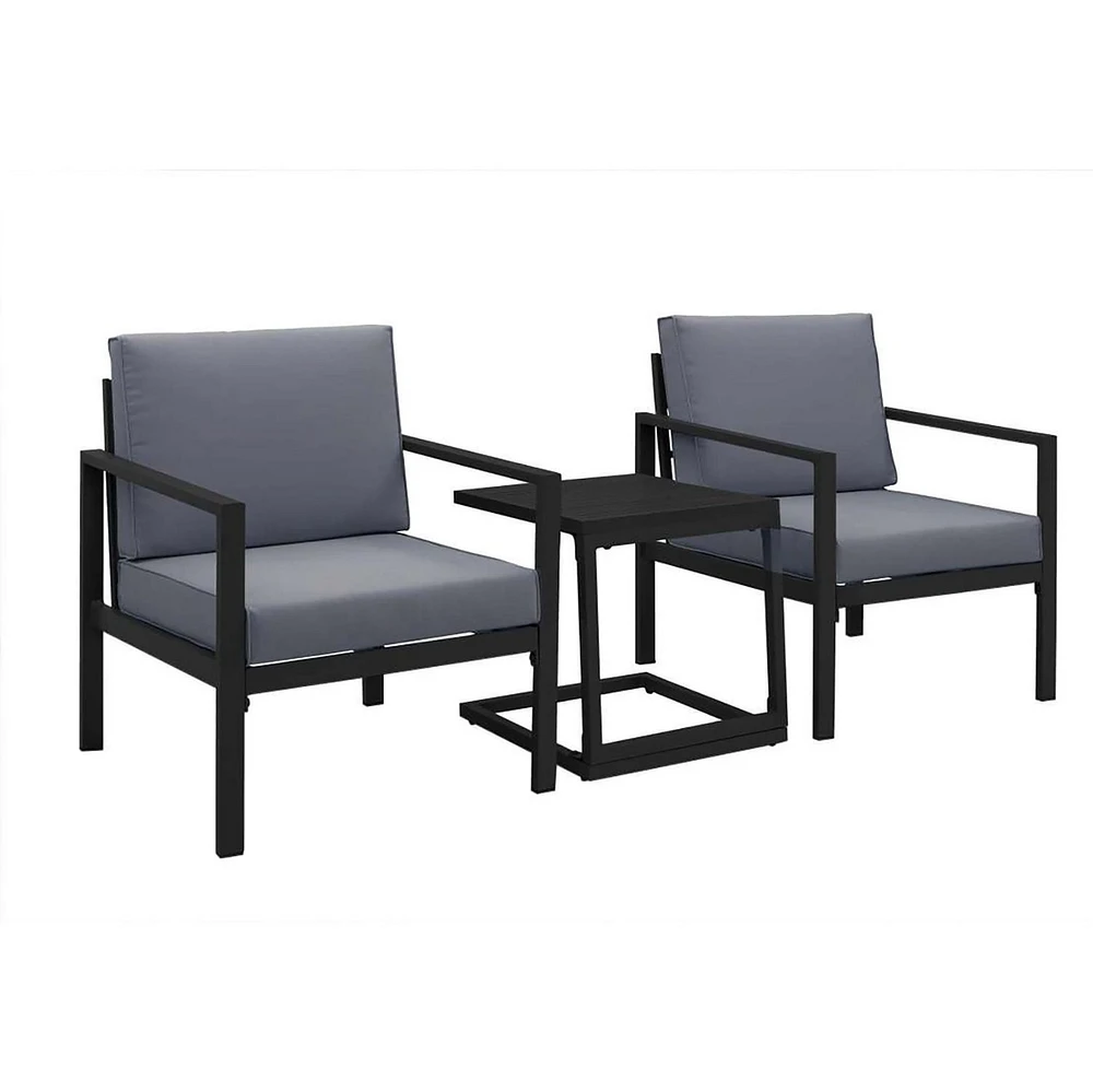 Patioflare Sam Aluminum Chat Set