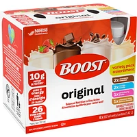 BOOST Original Meal Replacement Drink – Variety, 6 x 237 ml, 6 x 237 ML