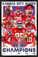 NFL Kansas City Chiefs - Super Bowl LVIII Champions Wall Poster